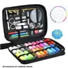 Bolsa de Almacenamiento Portátil para Costura, Kit de Herramientas para Manualidades y Tejido de Uso Doméstico, Caja de Costura de Viaje, Kit de Costura