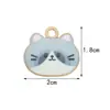 Fabricante de Acessórios de Joias com Tema de Gato, Atacado de Joias DIY Artesanais de Liga, Acessórios de Joias DIY com Esmalte Transfronteiriço