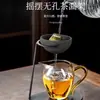 Colador de té no poroso Filtro de té Infusor de té Accesorio para juego de té Herramienta justa e integrada para separación de té y agua