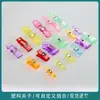 Grampo Ax para Bainha de Costura Clip Plástico Colorido Armazenamento Posicionamento Patchwork Clip de Costura Fixador Artesanal