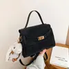 Nuevos Bolsos de Moda Otoño e Invierno 2025 Gran Capacidad Cruzado para Mujer Bolso de Viaje de Alta Calidad Bolso Kelly Retro de Gamuza