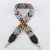 Bolso bandolera ancho de hombro cruzado de 38 mm con brocado de poliéster nueva venta caliente correa de hombro ajustable lona ancha bolso bandolera
