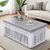 Funda para Mesa de Fuego de Verano, Mantel para Mesa de Café, Funda Rectangular Delgada Impermeable y a Prueba de Aceite para Estufa Eléctrica, Funda para Mesa Calefactora, Funda a Prueba de Polvo