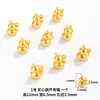 Tao Amazon Calabaza de Boca Curva Colgante Pulsera de Cuentas DIY Accesorios para Pulsera Alta Retención de Color Calabaza Sólida Colgante Pequeño