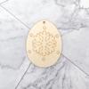 Adornos colgantes decorativos para fiesta de Pascua 2023, huevo de Pascua de madera para niños, pintado a mano, con virutas de madera pintadas a mano para bebé.