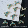 Pendente de Cauda de Peixe Fada Colorido Cravejado de Diamantes Mais Vendido Materiais de Acessórios de Joias para Pulseira com Contas DIY, Colar, Brincos