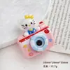 Desenho Animado DIY Acessórios de Resina Acessórios Gatinho Estéreo Câmera Grampo de Cabelo Capa de Celular Corrente de Sapato Chaveiro Pingente Acessórios
