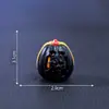 Figuras de casal de caveiras de Halloween novas transfronteiriças, mini decorações fofas, acessórios DIY, paisagem em miniatura, pequenos enfeites de mesa