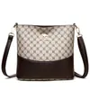 Bolso de Cubo de Cuero Suave Retro Bolso de Hombro Simple de Moda Versátil Bolso Cruzado de Lujo Ligero de Gama Alta Impermeable Resistente al Desgaste