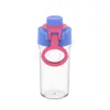 Taza de Beber de Plástico de Dibujos Animados Portátil de Verano para Niños y Niñas, Botella de Agua Portátil con Tapa de Rosca Específica para Guardería