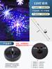 Lámpara solar LED de fuegos artificiales con diseño de diente de león para bodas, lámpara decorativa para jardín, lámpara de alambre de cobre, lámpara impermeable para césped al aire libre.