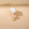 Broches Frescos, Doces e Fofos Estilo Japonês para Meninos e Meninas, Pins de Floco de Neve, Acessórios de Moda Criativos de Desenho Animado para Roupas e Bolsas
