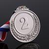 Medallas de Metal Personalizadas para Competiciones Deportivas, Medallas Pintadas, Medallas de Espiga de Trigo Doradas, Plateadas y Bronce, Hechas a Medida, Transfronterizas, en Stock