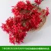 Flores Artificiales Rojo Borgoña Materiales de Flores Rosas Artificiales Flores Falsas Boda Salón de Bodas Decoración del Hogar Flores Artificiales al por Mayor