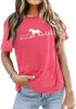 Camiseta para Mujer Amante de los Caballos 180Gvvnty Transfronteriza: Camiseta Corazón de Caballo F