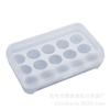 Caja de huevos al por mayor refrigerador especial almacenamiento en refrigerador plástico transparente caja para mantener frescos los huevos en stock