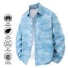 Jaqueta Masculina Juvenil Americana Roupa de Trabalho Pesada Camisa Casual Fashion Jaqueta Transfronteiriça plus size Jaqueta Dopamina