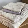2026 Nuevo Modelo Algodón Puro Colcha de Verano Juego de Cuatro Piezas Sábana Funda de Almohada Colcha de Verano
