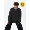 Sudadera con cuello redondo bordada de peso pesado American cleanfi para hombre, moderna, primavera y otoño 2026, suéter versátil deportivo retro
