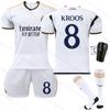 2324 Novo Uniforme de Futebol do Real Madrid Home 7 Vinicius 5 Bellingham 11 Rodrygo 9 Mbappé