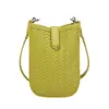 Bolsa Tejida para Teléfono Móvil Estilo Coreano Ins de Moda 2026 Transfronteriza para Mujer, Bolso Pequeño Cruzado de un Solo Hombro Exquisito y Portátil
