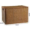 Cesta de Lavandería Estilo Nórdico con Tapa, Contenedor Grande para Ropa Sucia para Baño, Cesto de Lavandería por Wan Hongzhi