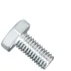 Tornillos hexagonales externos galvanizados grado 4.8, tornillos de media rosca extendida y rosca completa, tornillos de hierro agrandados de norma nacional M6M8-M42