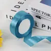 Fita de 2,5cm DIY rosa de fita colorida material fita de seda decoração bolo embalagem de presente fita atacado