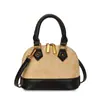 2026 Nova Moda Design de Bolsa de Mão Bolsa Concha Bicolor Bolsa de Ombro Transversal Versátil Retrô