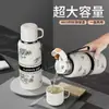 Aço Inoxidável 316 Fundo Interno Caneca Térmica Gardenia Copo de Água para Meninas Aparência Sofisticada Grande Capacidade Chaleira de Água para Estudantes Chaleira Térmica de Água