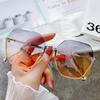 Nuevas Gafas de Sol de Marco Grande Estilo Coreano Anti-ultravioleta Moda Europea y Americana Fotografía Callejera Moda Celebridad de Internet Gafas de Sol de Aviador para Mujer