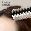 Pente Fasola para Penteados Volumosos High-Top, Pente Pequeno Portátil para Mulheres, Pente de Modelagem de Dentes Duplos para Cabelo Liso