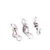 Hebilla S Plata Tailandesa Retro Fénix Carpa Calabaza Hebilla S Plata Tailandesa Plata S925 Pulsera DIY Cuerda Trenzada Material Accesorios Al por Mayor