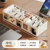 Caja de Almacenamiento de Escritorio Cable de Datos Cargador Hub Compartimentos con Cajón Cable de Alimentación para Teléfono Móvil Artefacto de Almacenamiento de Gran Capacidad