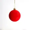 Fabricante de Bolas de Navidad Bolas de Navidad Afelpadas Multicolor Bolas para Colgar en el Árbol de Navidad Bolas Decorativas Festivas En Stock Venta al por Mayor