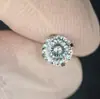 Pendientes de Aleación de Titanio con Corte de Nido de Pájaro, Zirconia Brillante, Tachuelas para Oreja, Accesorios de Joyería de Cabeza Redondos de Alta Gama, Tachuelas Cocleares, Adornos para la Oreja