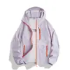 Ropa Ligera de Protección Solar para Exteriores Estilo Montaña para Hombres y Mujeres, Ropa de Protección Solar de Seda de Hielo, Impermeable, Transpirable, Chaqueta Anti-UV, Cortavientos para la Piel
