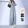 Jeans Claros Estilo Cimitarra para Mujer Verano 2025 Nuevos Pantalones de Pierna Ancha Banana Sickle Adelgazantes con Forma de Pera