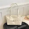 Bolsa de ombro estilosa estilo coreano para mulheres, nova coleção outono 2026, grande capacidade, bolsa tote versátil para o dia a dia