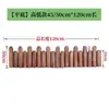 Valla de Madera Anticorrosiva Valla de Madera Maciza Carbonizada Valla Pequeña de Madera Decorativa para Exterior para Jardín de Flores de Patio, Huerto, Barandilla de Estacas de Madera