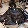 Chaqueta Corta de Cuero para Niña 2026 Primavera y Otoño Nueva Moda Mangas Largas Estilo Coreano Abrigo de Cuero para Bebés