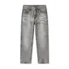 Jeans de Algodón Puro de Gama Alta para Hombre Estilo Otoño/Invierno 2026 Pantalones Rectos Holgados para Hombre Pantalones Largos Casuales para Hombre de Mediana Edad