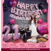 Ins Juego de Globos para Decoración de Cumpleaños Niños Niñas Fiesta de Cumpleaños de Bebé Accesorios para Disfrazar Escena
