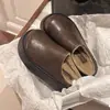 Mules de cuero estilo Birkenstock con suela gruesa para mujer, nueva colección otoño/invierno 2026, pantuflas de algodón mullidas para usar en exteriores