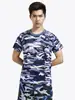 Ropa Camuflada al por Mayor Conjunto de Camisetas Hombres y Mujeres Estudiantes Universitarios Ropa de Entrenamiento Militar Verano Manga Corta Superior Camiseta de Entrenamiento de Secado Rápido para Exteriores