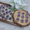 Caja de Cerradura Ruyi de Amatista Natural Cuentas Hechas a Mano Cristal Accesorios para Joyería DIY