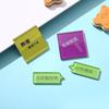 Ímã de Geladeira Acrílico Tendência de Rede Texto Personalizado Adesivo Magnético DIY Ímã de Geladeira Mensagem Personalizada Adesivo para Recado