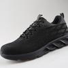 Sapatos de proteção do trabalho masculinos anti-esmagamento e anti-perfuração leves resistentes ao desgaste sapatos de trabalho respiráveis femininos de longa data não cansados de voar sapatos de proteção de segurança
