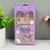 Set de Uñas Vestibles de Dibujos Animados Set de Pulsera Rosa para Niños Pegatinas de Uñas Artísticas Parche de Uña Removible para Niñas Pequeñas Venta al por Mayor