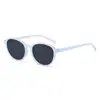 Gafas de Sol Ovaladas de Moda Estilo Coreano para Mujer, Gama Alta, Tendencia, Aspecto Natural, Estilo Callejero, Hacen que la Cara se Vea Más Pequeña, Versátiles, Gafas de Sol con Protección Solar